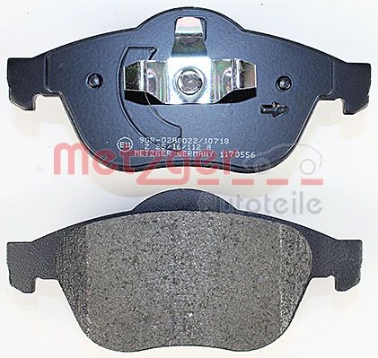 METZGER 1170556 Bremsbelagsatz, Scheibenbremse